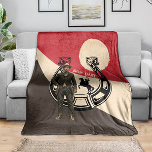 Isom Dart Legend Of The West Blanket Vintage Horseshoe Western