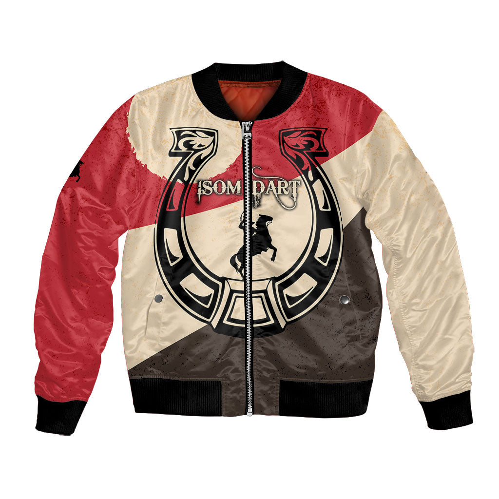 Isom Dart Legend Of The West Bomber Jacket Vintage Horseshoe Western