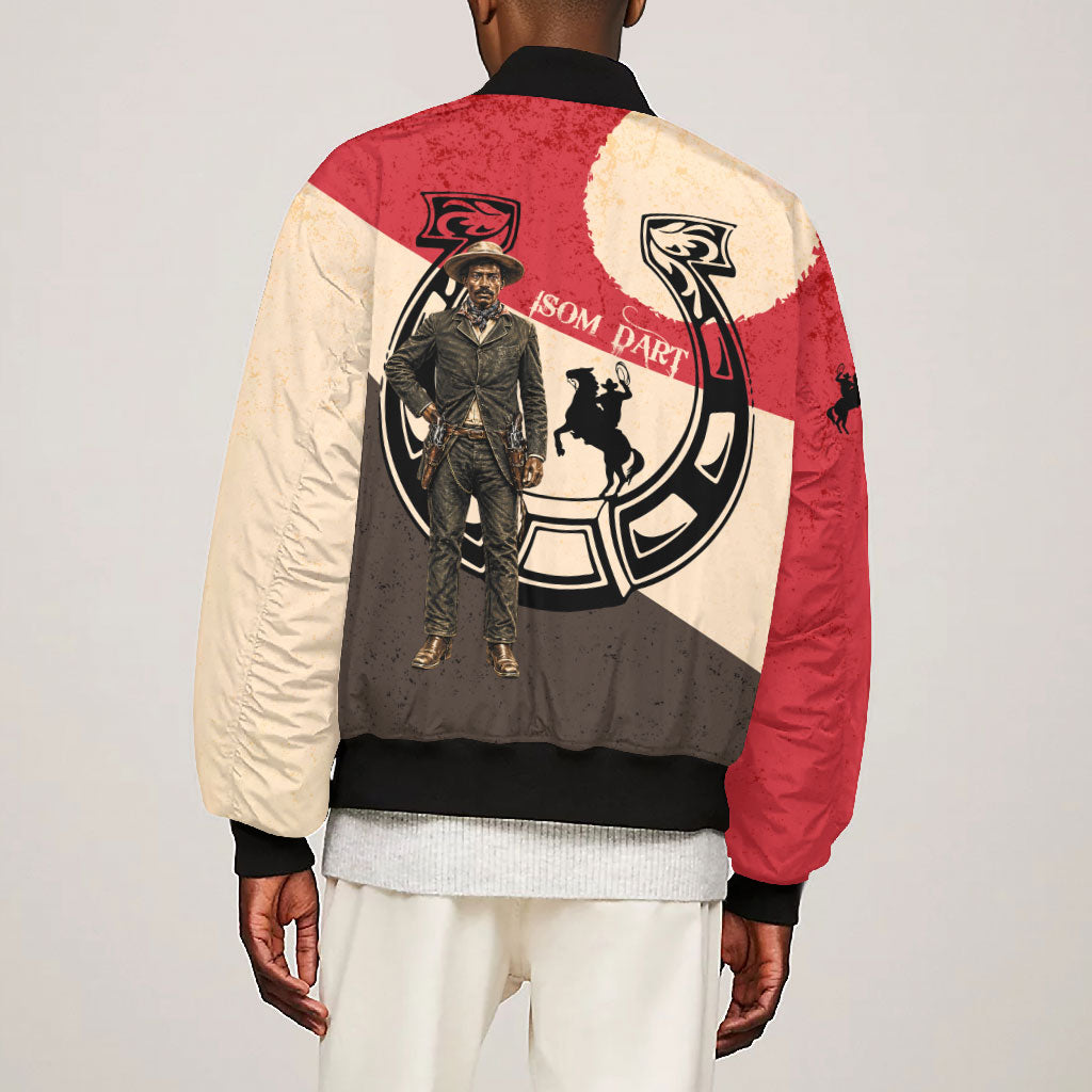 Isom Dart Legend Of The West Bomber Jacket Vintage Horseshoe Western