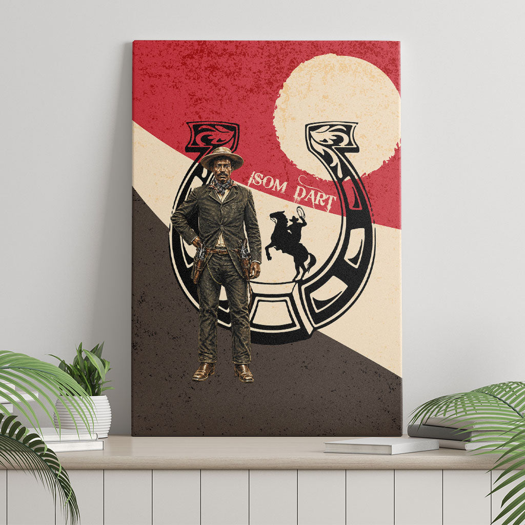 Isom Dart Legend Of The West Canvas Wall Art Vintage Horseshoe Western