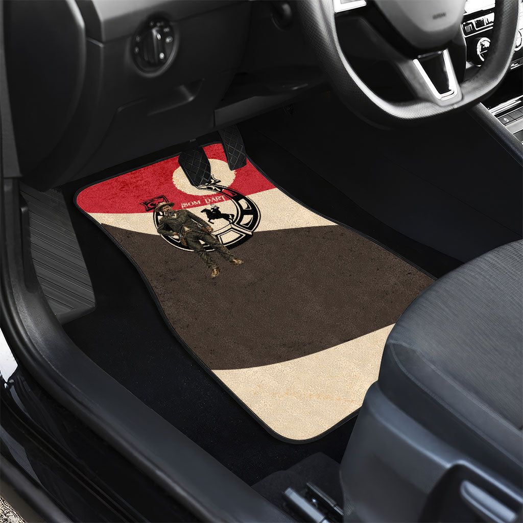 Isom Dart Legend Of The West Car Mats Vintage Horseshoe Western