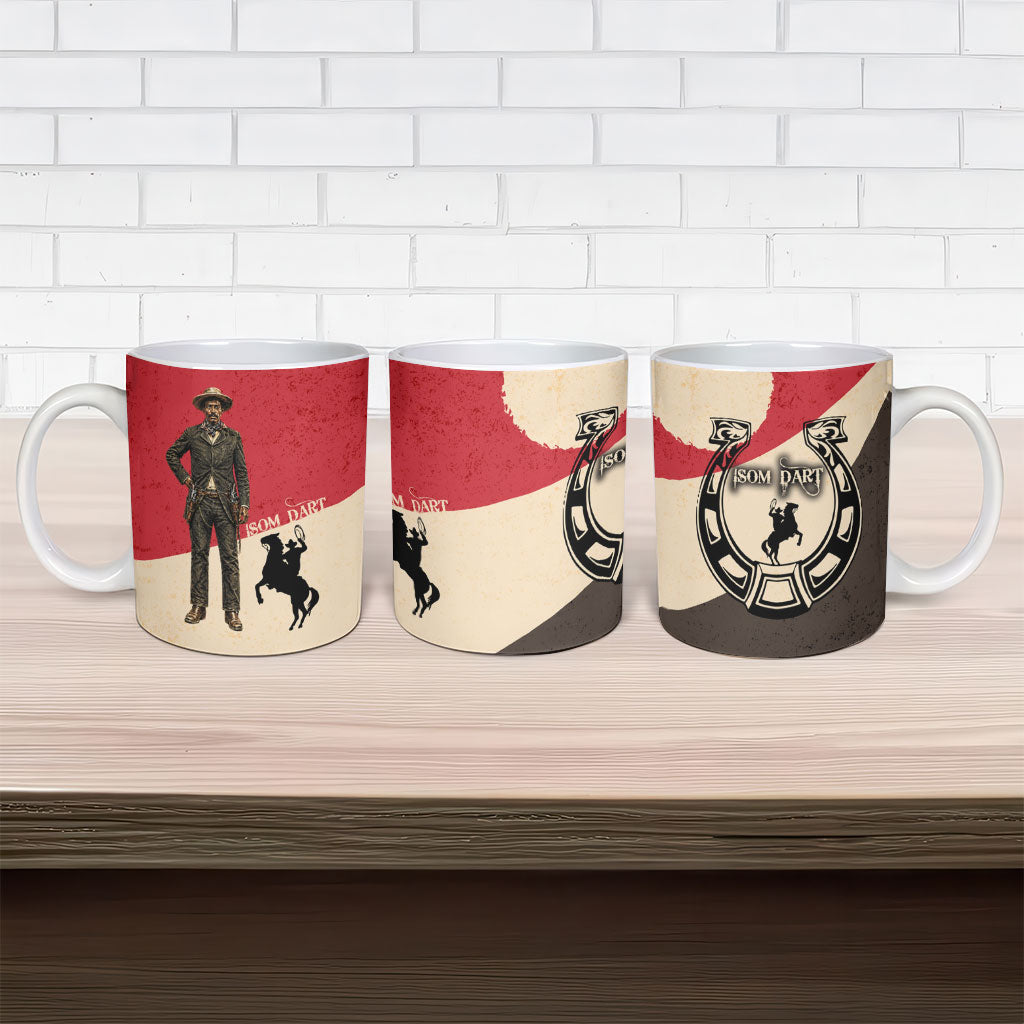 Isom Dart Legend Of The West Ceramic Mug Vintage Horseshoe Western