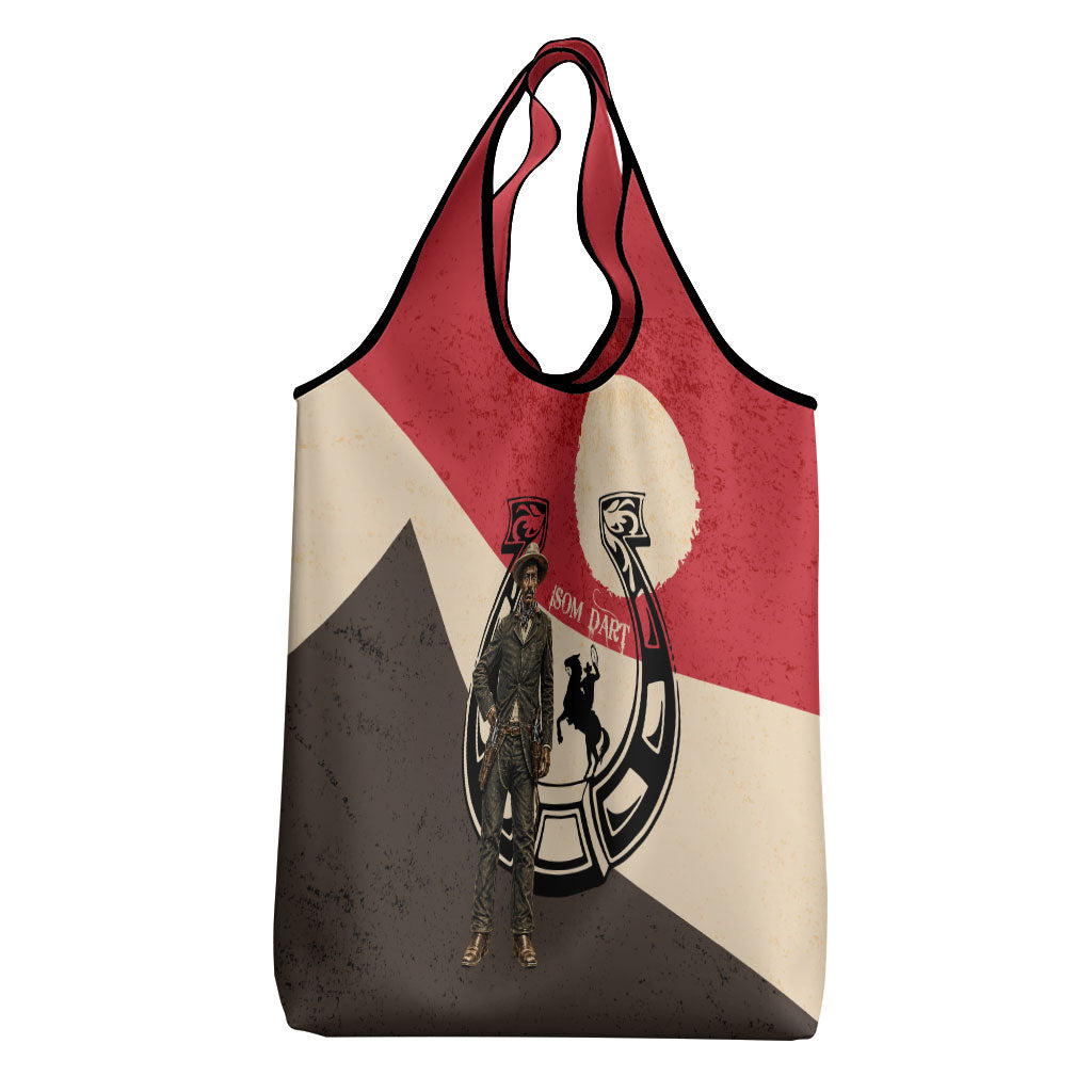 Isom Dart Legend Of The West Grocery Bag Vintage Horseshoe Western