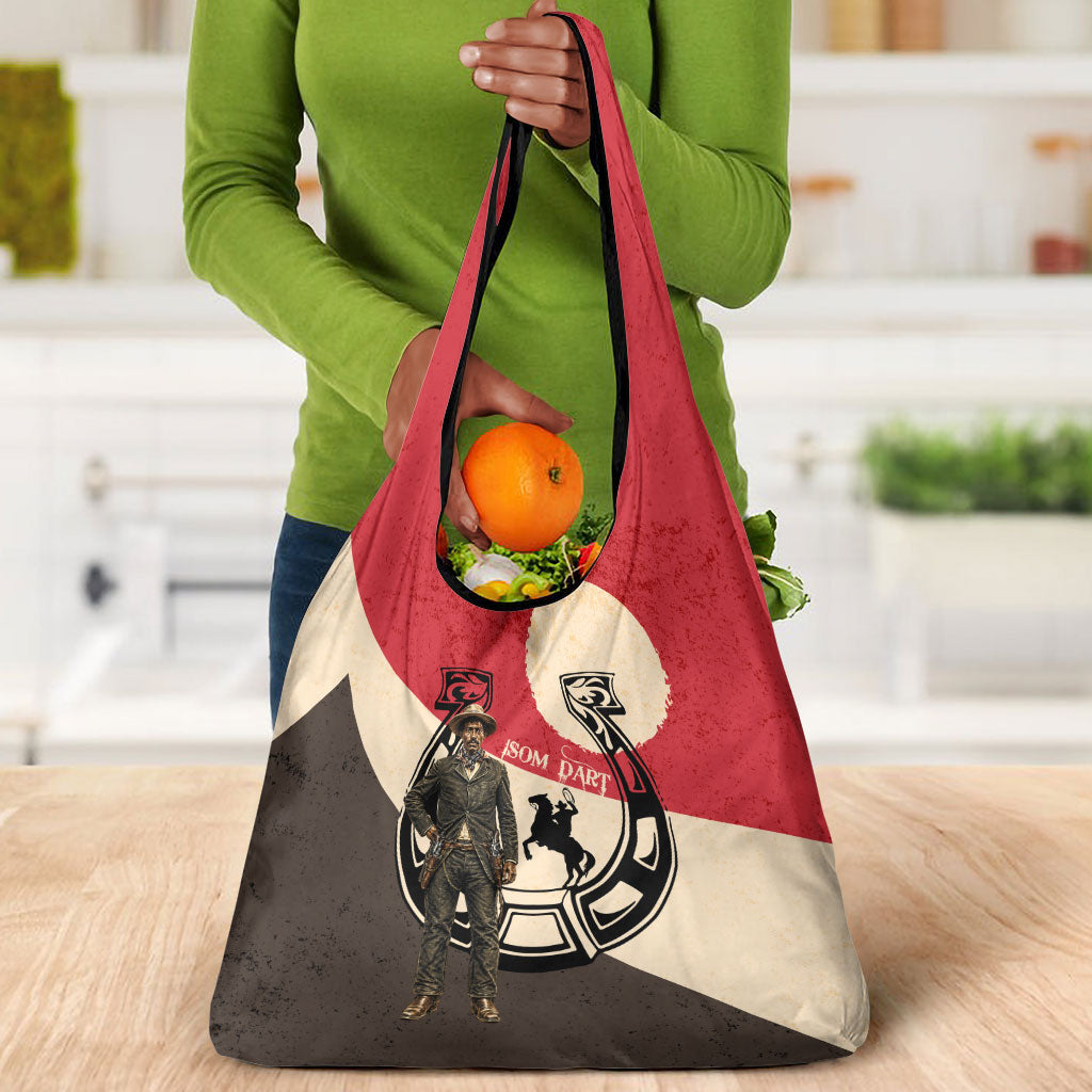 Isom Dart Legend Of The West Grocery Bag Vintage Horseshoe Western