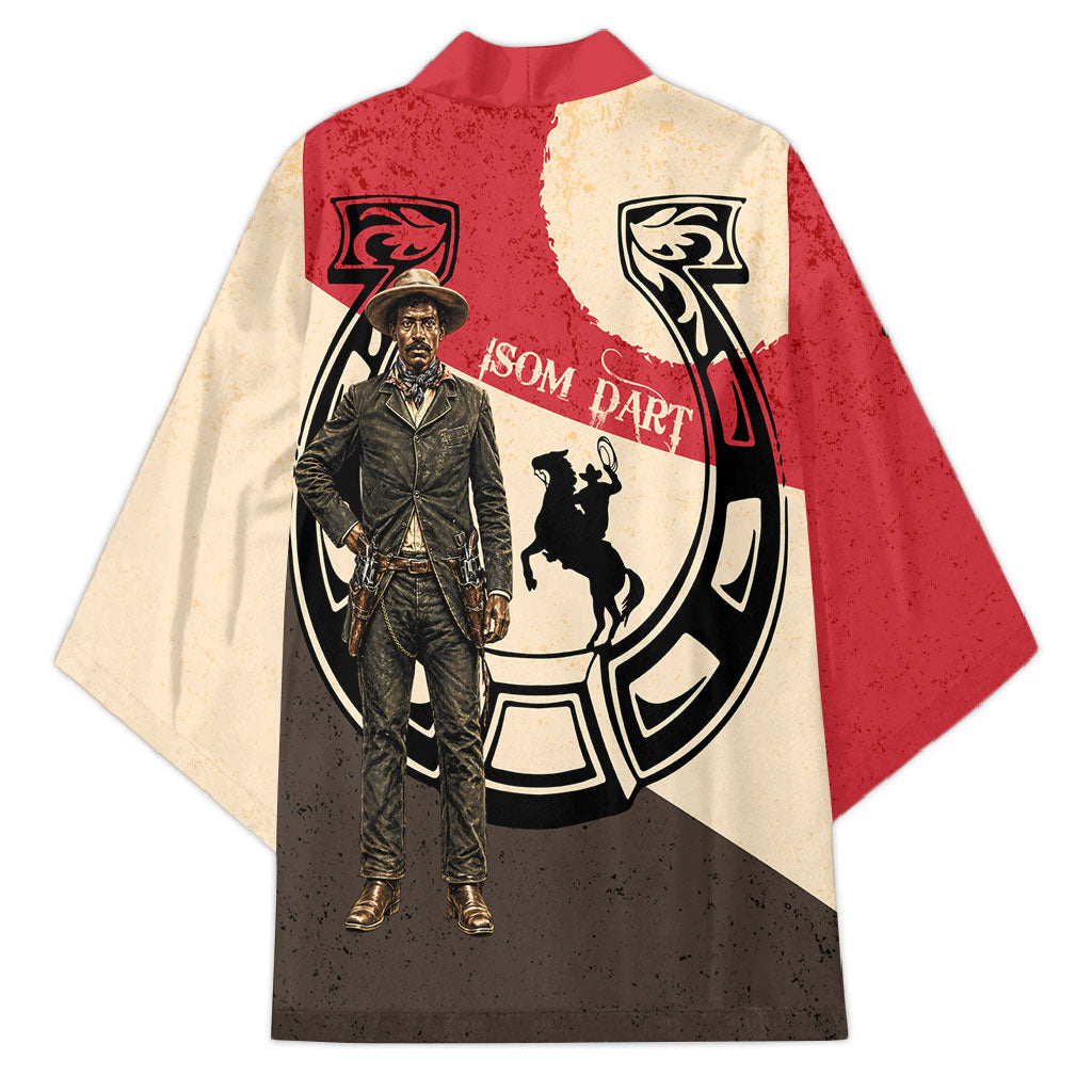 Isom Dart Legend Of The West Kimono Vintage Horseshoe Western
