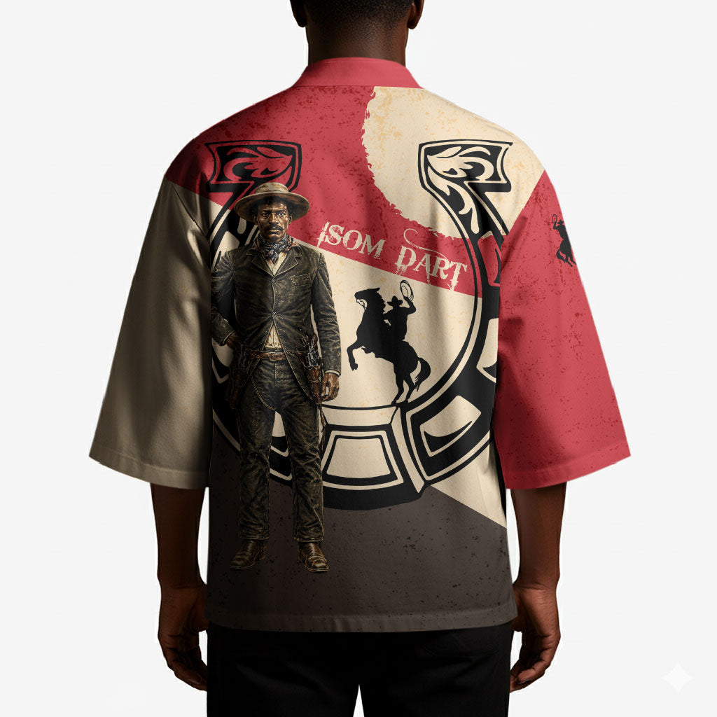 Isom Dart Legend Of The West Kimono Vintage Horseshoe Western