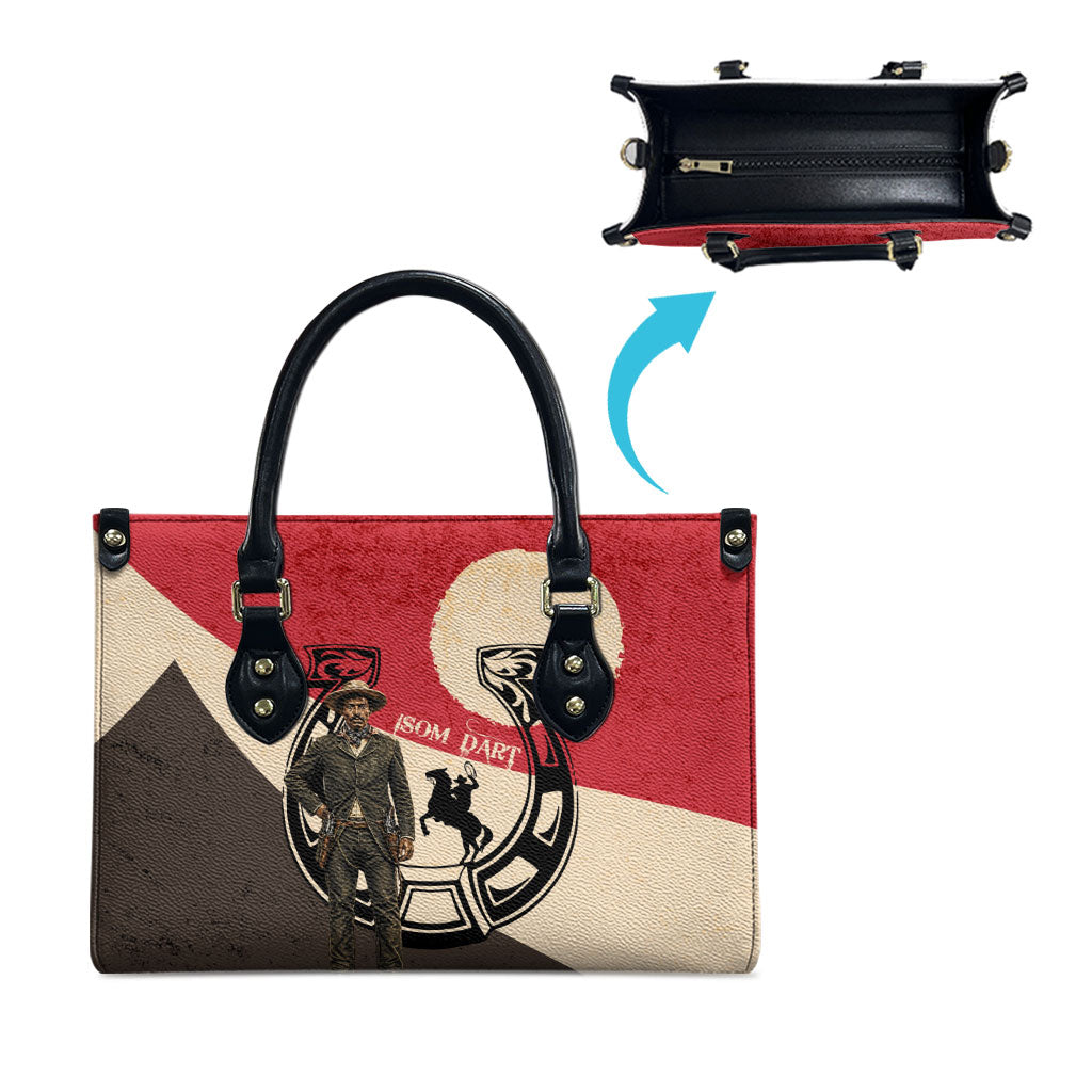 Isom Dart Legend Of The West Leather Bag Vintage Horseshoe Western