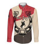 Isom Dart Legend Of The West Long Sleeve Button Shirt Vintage Horseshoe Western