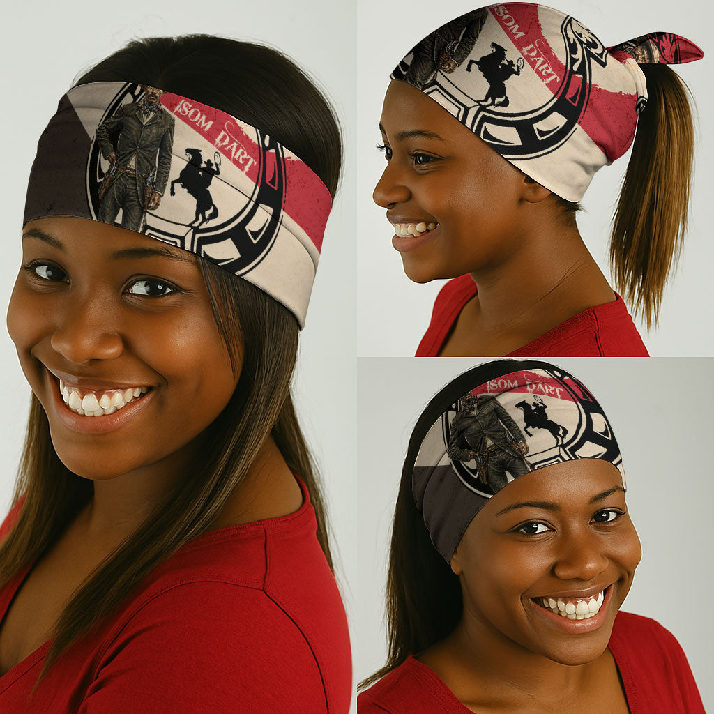 Isom Dart Legend Of The West Neck Gaiter Vintage Horseshoe Western