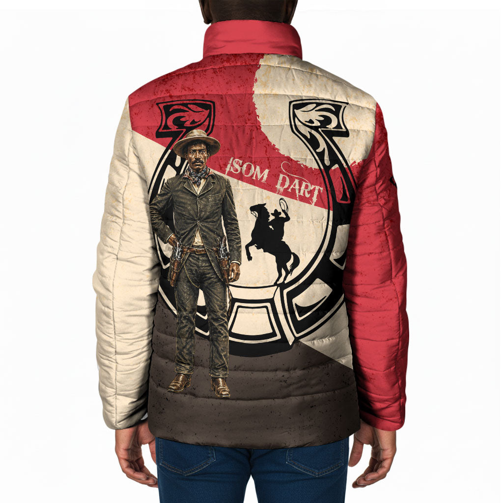 Isom Dart Legend Of The West Padded Jacket Vintage Horseshoe Western