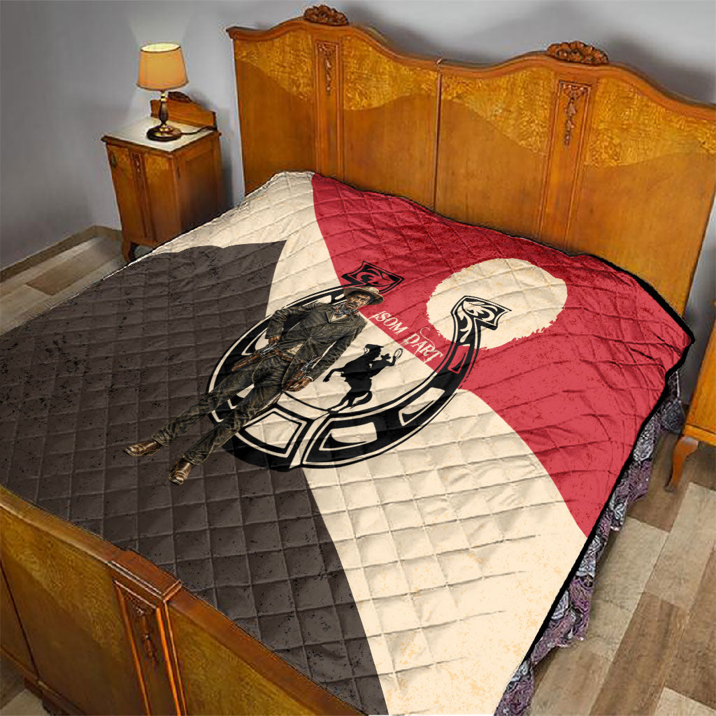 Isom Dart Legend Of The West Quilt Vintage Horseshoe Western