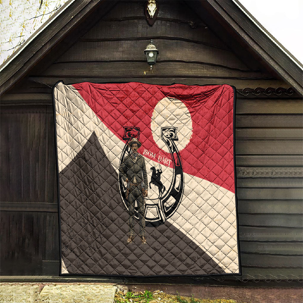 Isom Dart Legend Of The West Quilt Vintage Horseshoe Western