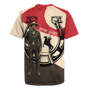 Isom Dart Legend Of The West Rugby Jersey Vintage Horseshoe Western