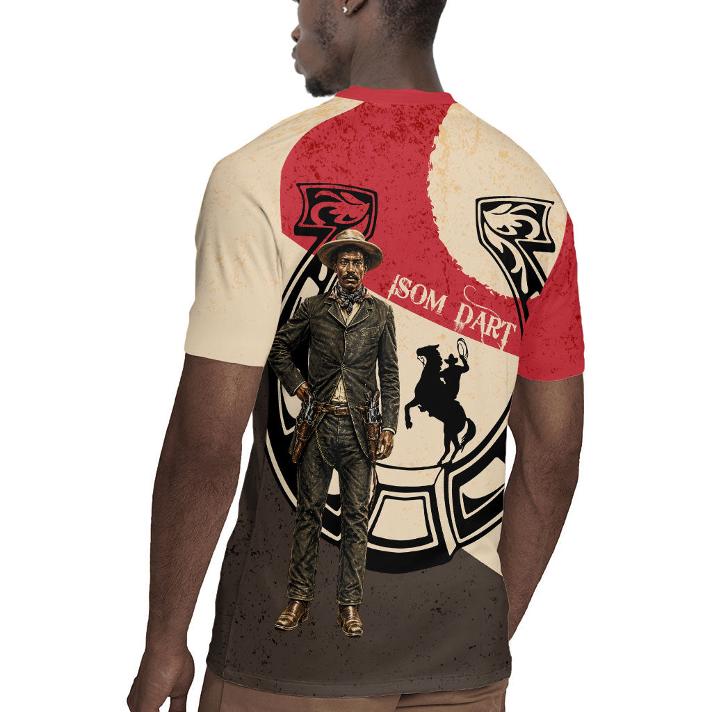 Isom Dart Legend Of The West Rugby Jersey Vintage Horseshoe Western