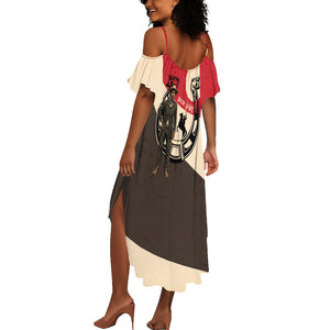 Isom Dart Legend Of The West Summer Maxi Dress Vintage Horseshoe Western