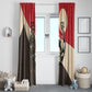 Isom Dart Legend Of The West Window Curtain Vintage Horseshoe Western