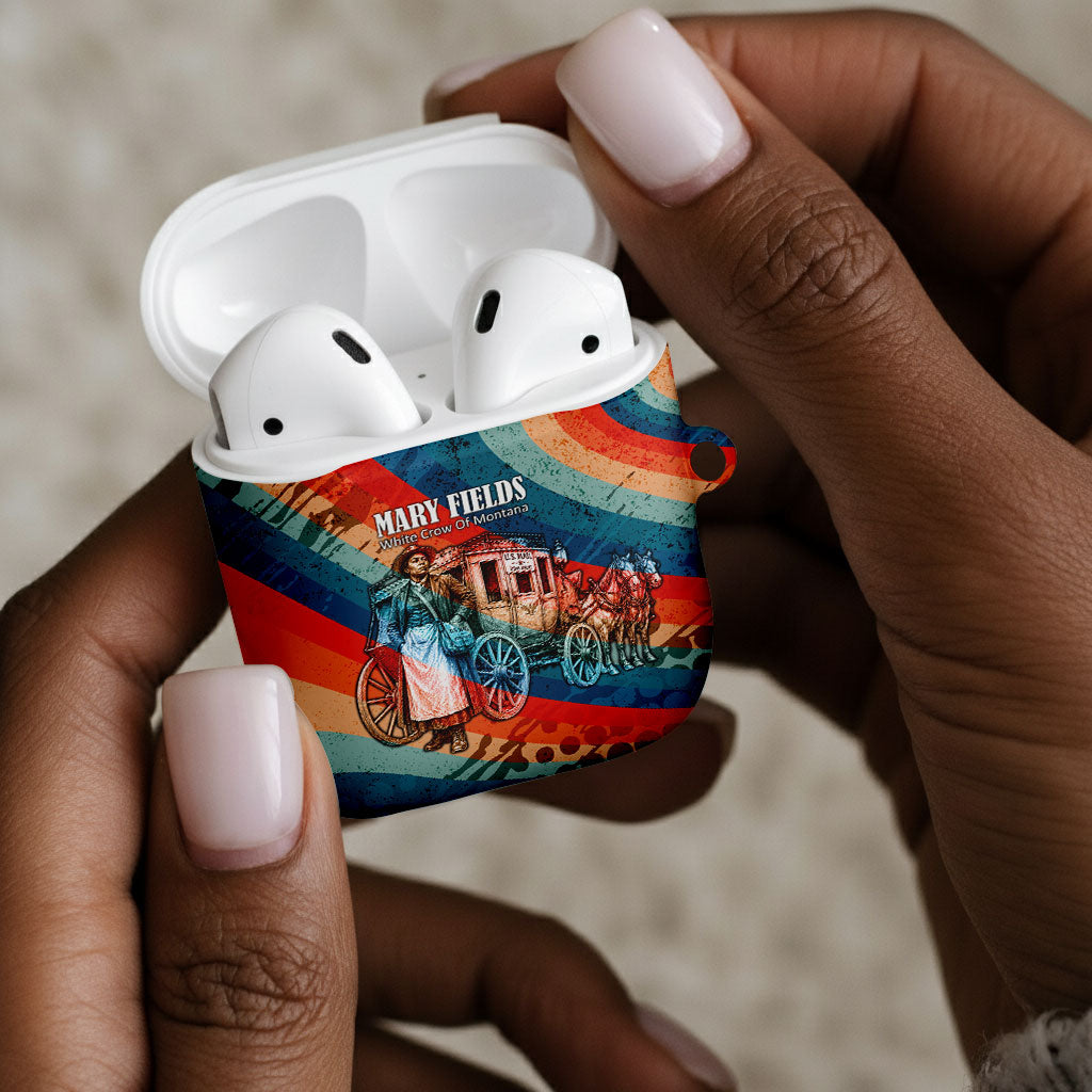 Mary Fields Stagecoach AirPods Case Vintage Retro Grunge Aesthetic Wild West History