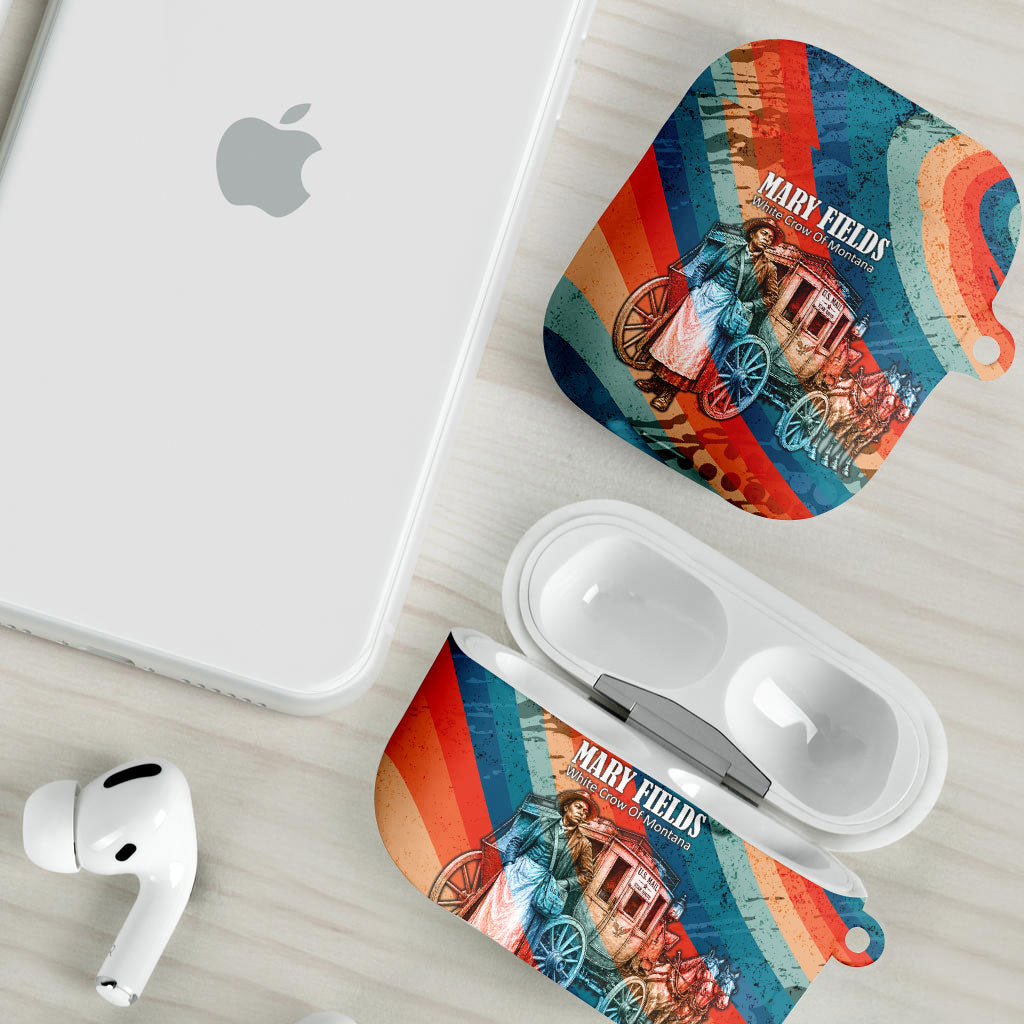 Mary Fields Stagecoach AirPods Case Vintage Retro Grunge Aesthetic Wild West History