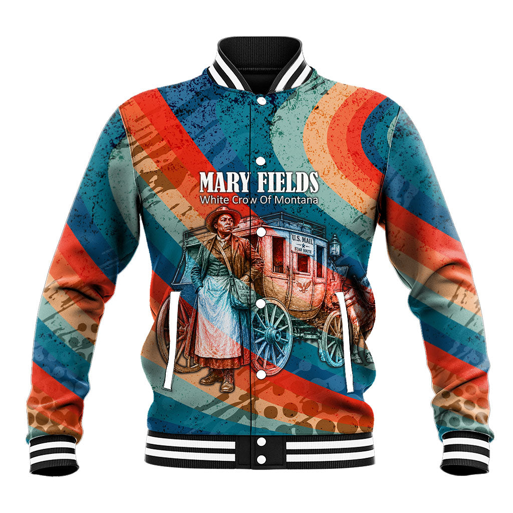 Mary Fields Stagecoach Baseball Jacket Vintage Retro Grunge Aesthetic Wild West History