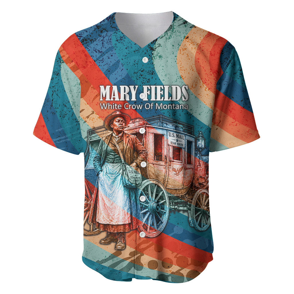 Mary Fields Stagecoach Baseball Jersey Vintage Retro Grunge Aesthetic Wild West History