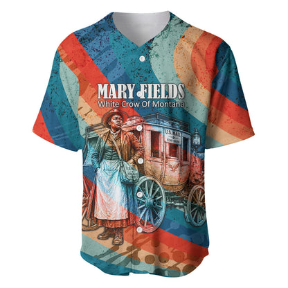 Mary Fields Stagecoach Baseball Jersey Vintage Retro Grunge Aesthetic Wild West History