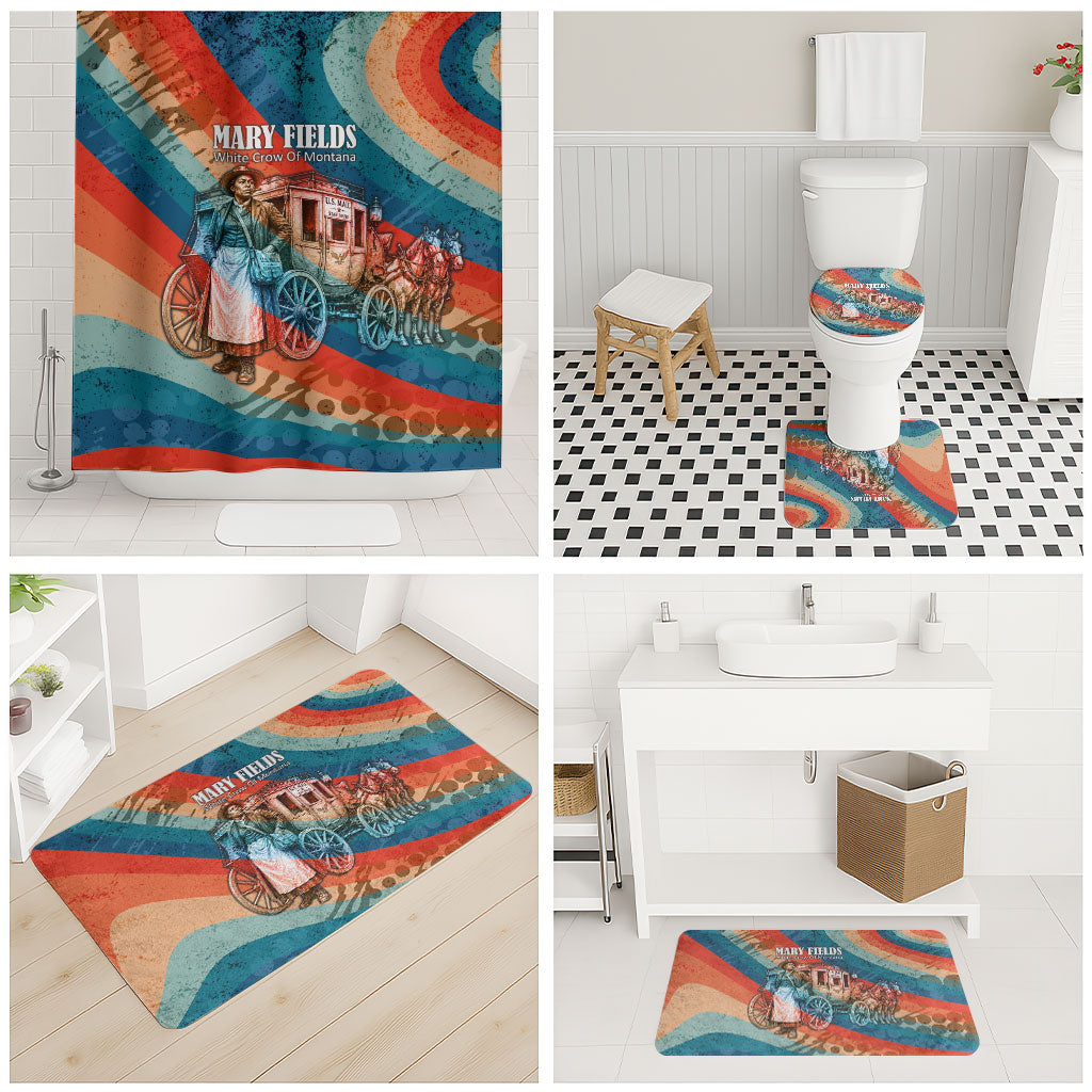 Mary Fields Stagecoach Bathroom Set Vintage Retro Grunge Aesthetic Wild West History