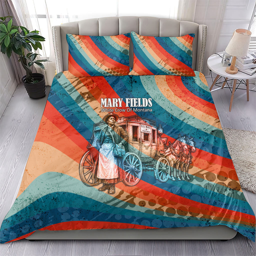 Mary Fields Stagecoach Bedding Set Vintage Retro Grunge Aesthetic Wild West History