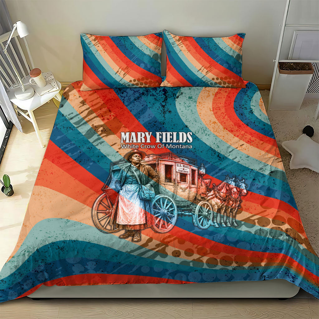 Mary Fields Stagecoach Bedding Set Vintage Retro Grunge Aesthetic Wild West History