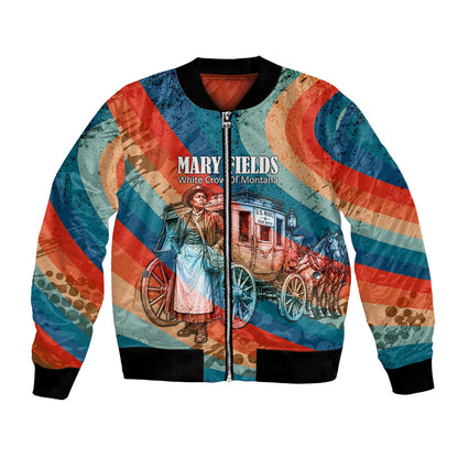 Mary Fields Stagecoach Bomber Jacket Vintage Retro Grunge Aesthetic Wild West History