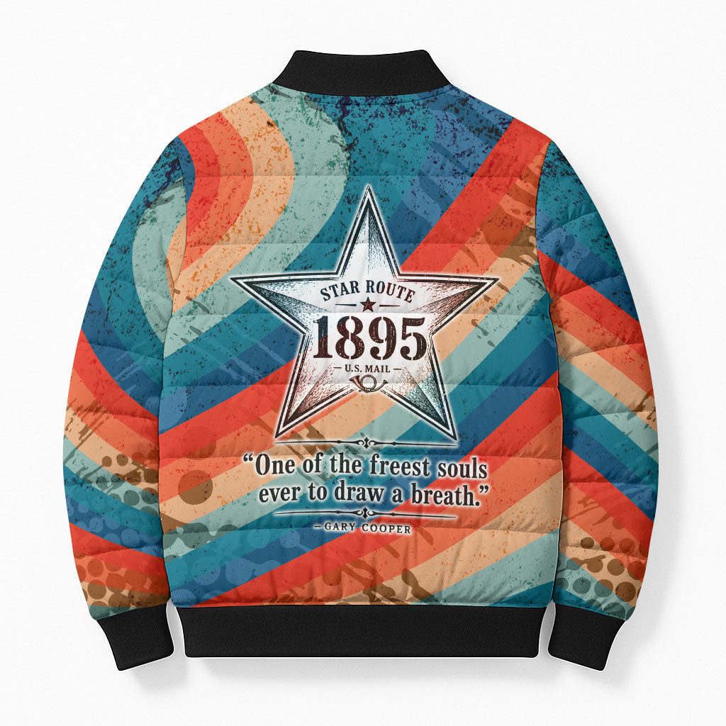 Mary Fields Stagecoach Bomber Puffer Jacket Vintage Retro Grunge Aesthetic Wild West History
