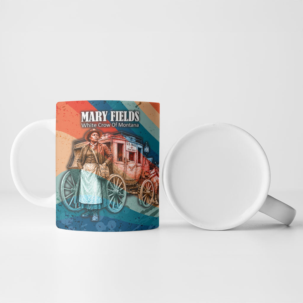 Mary Fields Stagecoach Ceramic Mug Vintage Retro Grunge Aesthetic Wild West History