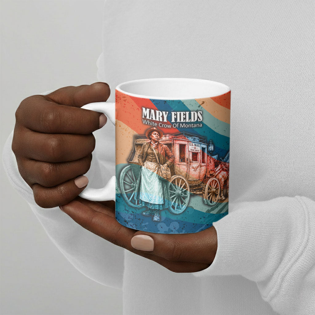 Mary Fields Stagecoach Ceramic Mug Vintage Retro Grunge Aesthetic Wild West History