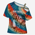 Mary Fields Stagecoach Cross Shoulder Shirt Vintage Retro Grunge Aesthetic Wild West History