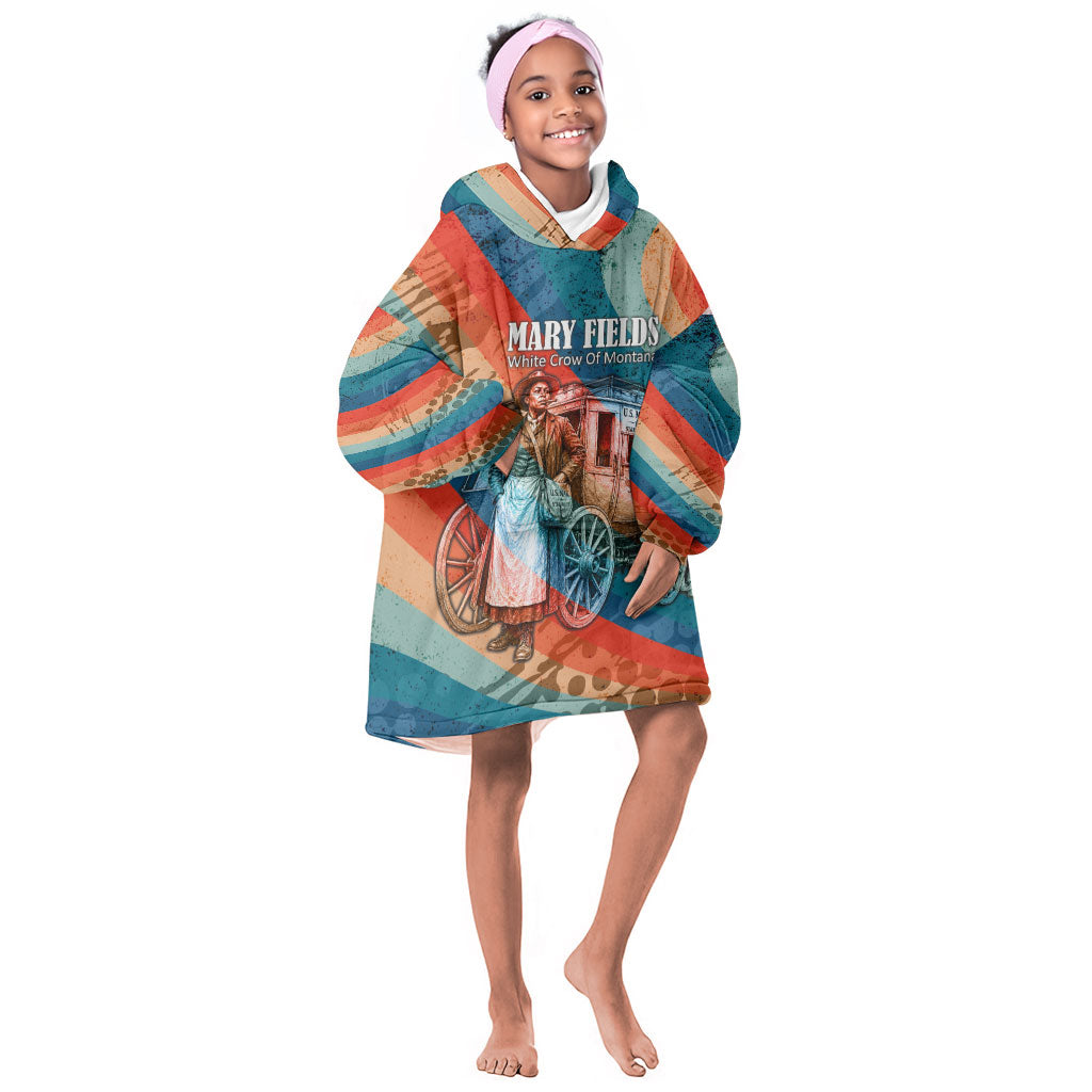 Mary Fields Stagecoach Kid Wearable Blanket Hoodie Vintage Retro Grunge Aesthetic Wild West History
