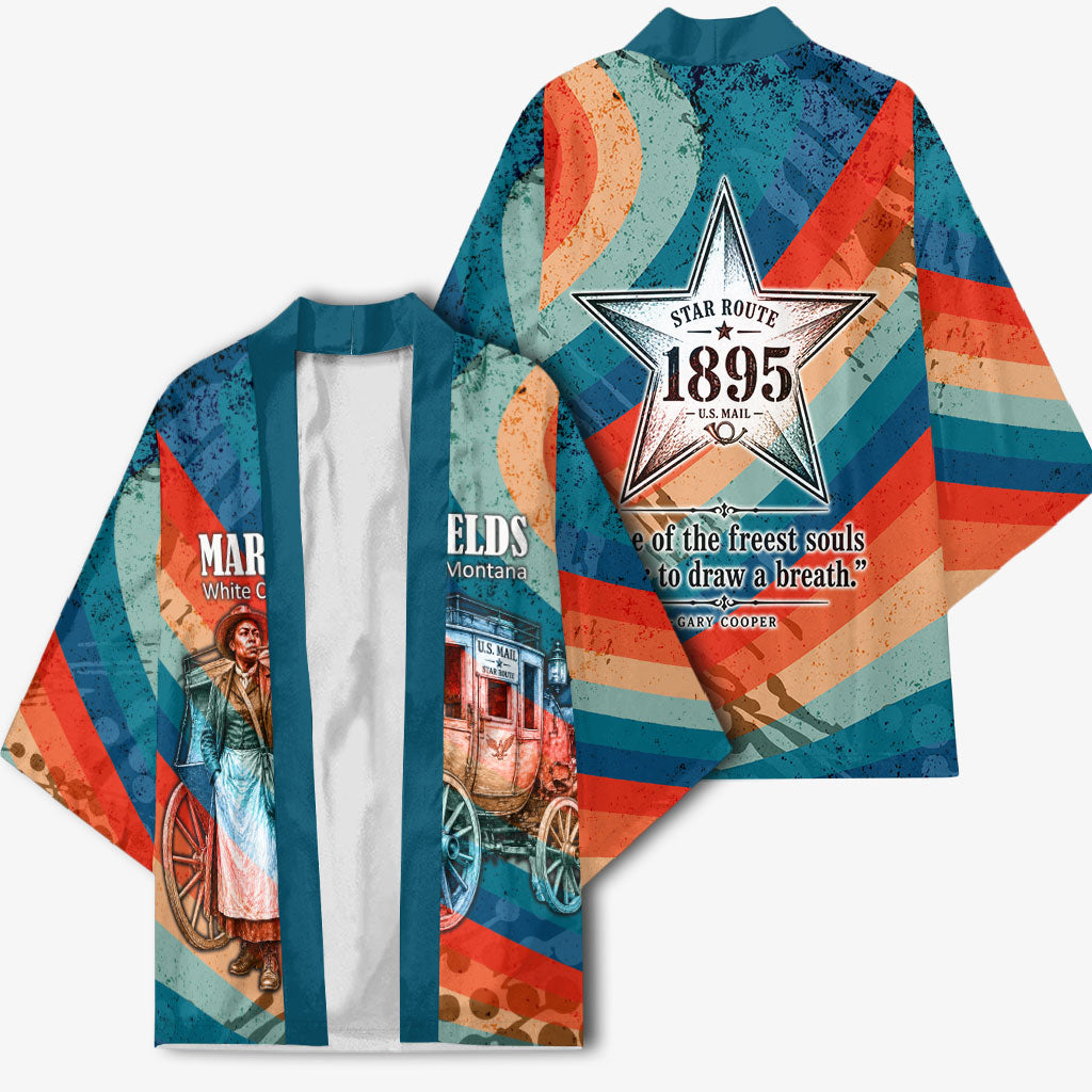 Mary Fields Stagecoach Kimono Vintage Retro Grunge Aesthetic Wild West History