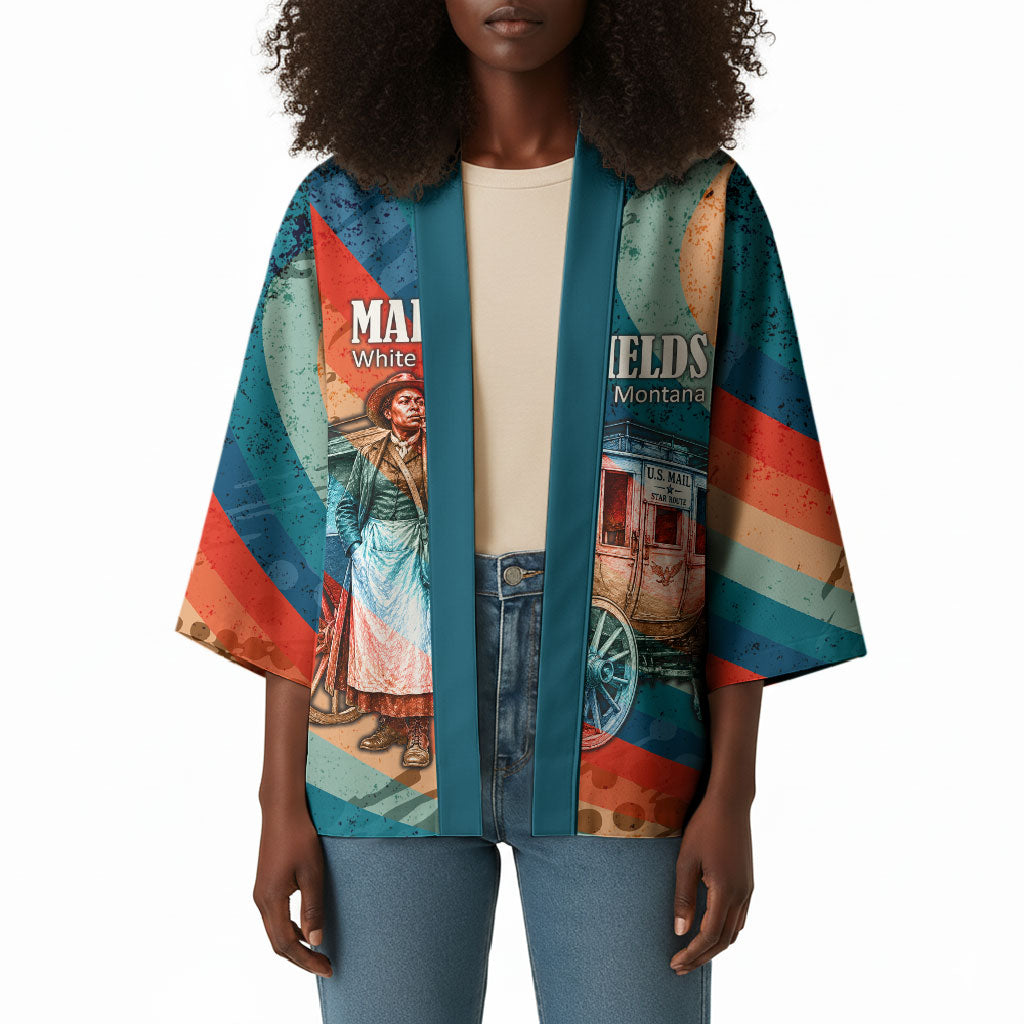 Mary Fields Stagecoach Kimono Vintage Retro Grunge Aesthetic Wild West History