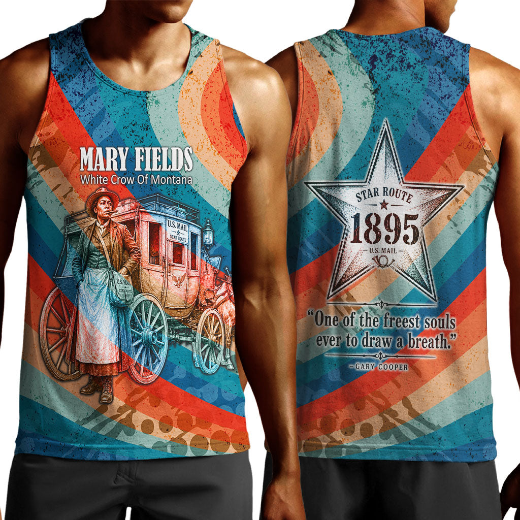 Mary Fields Stagecoach Men Tank Top Vintage Retro Grunge Aesthetic Wild West History