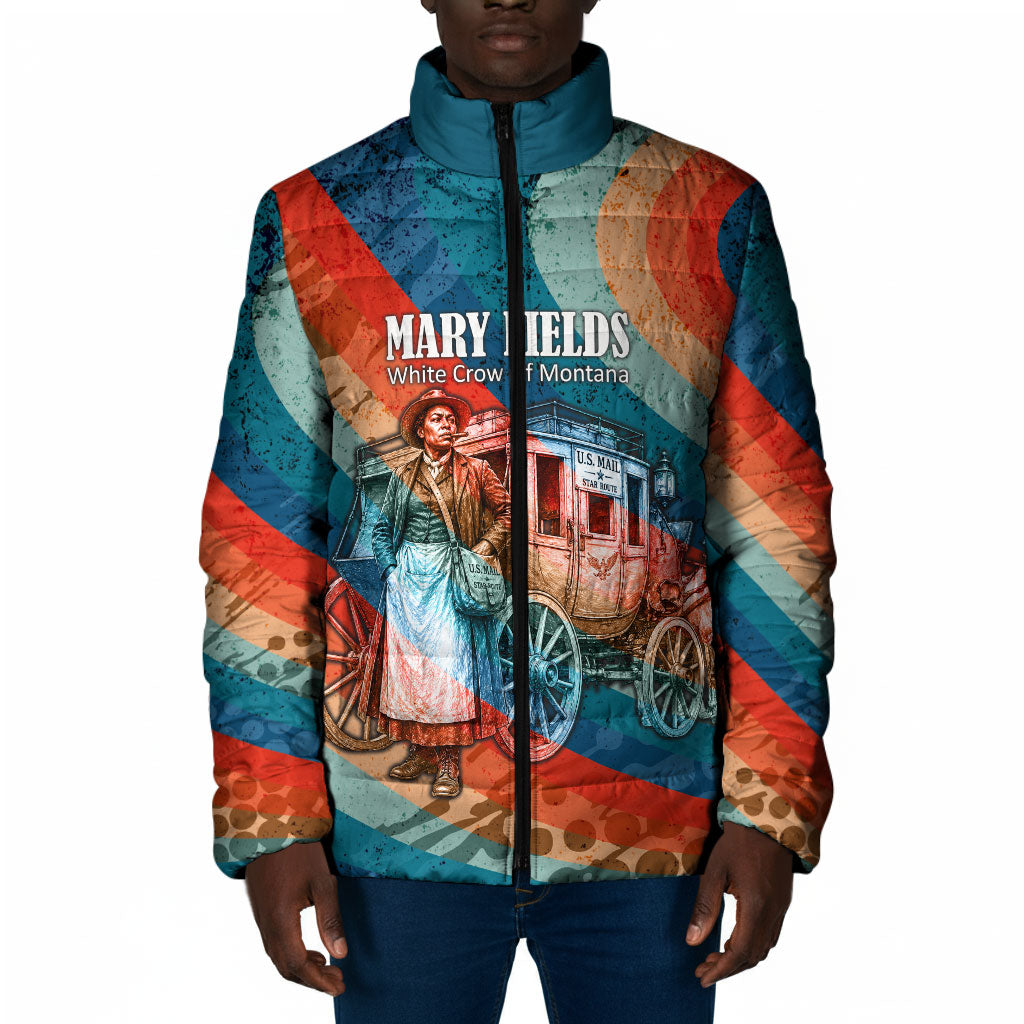 Mary Fields Stagecoach Padded Jacket Vintage Retro Grunge Aesthetic Wild West History