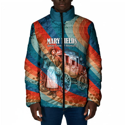 Mary Fields Stagecoach Padded Jacket Vintage Retro Grunge Aesthetic Wild West History