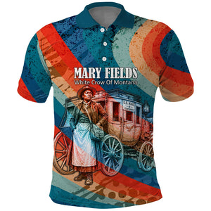 Mary Fields Stagecoach Polo Shirt Vintage Retro Grunge Aesthetic Wild West History