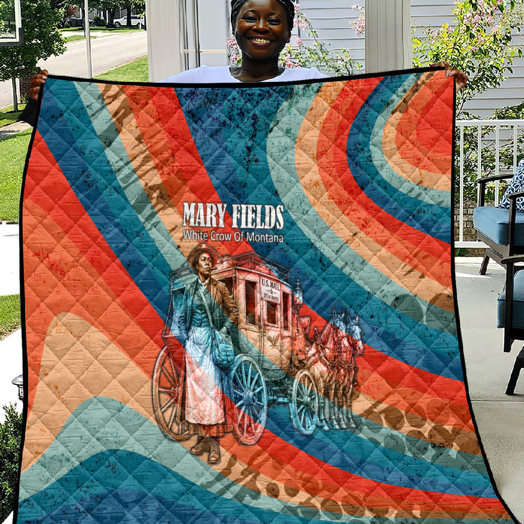 Mary Fields Stagecoach Quilt Vintage Retro Grunge Aesthetic Wild West History