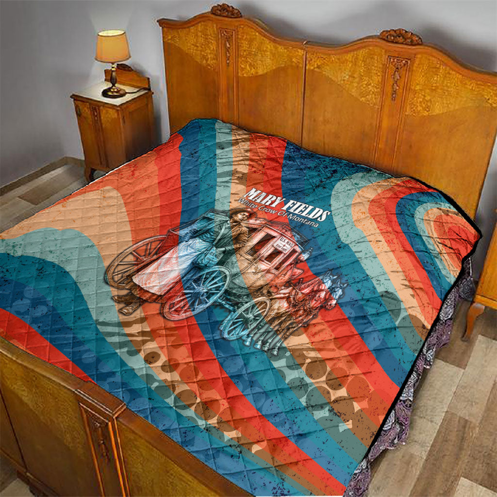 Mary Fields Stagecoach Quilt Vintage Retro Grunge Aesthetic Wild West History