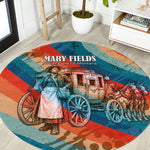 Mary Fields Stagecoach Round Carpet Vintage Retro Grunge Aesthetic Wild West History