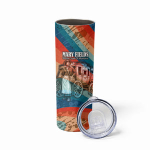 Mary Fields Stagecoach Skinny Tumbler Vintage Retro Grunge Aesthetic Wild West History