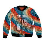 Mary Fields Stagecoach Sleeve Zip Bomber Jacket Vintage Retro Grunge Aesthetic Wild West History