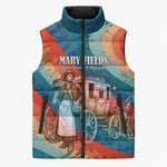 Mary Fields Stagecoach Sleeveless Puffer Jacket Vintage Retro Grunge Aesthetic Wild West History