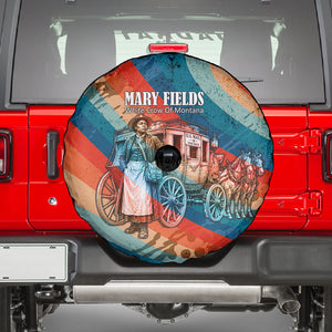 Mary Fields Stagecoach Spare Tire Cover Vintage Retro Grunge Aesthetic Wild West History