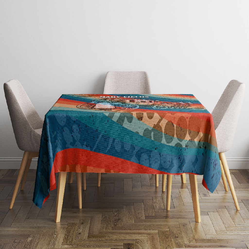 Mary Fields Stagecoach Tablecloth Vintage Retro Grunge Aesthetic Wild West History