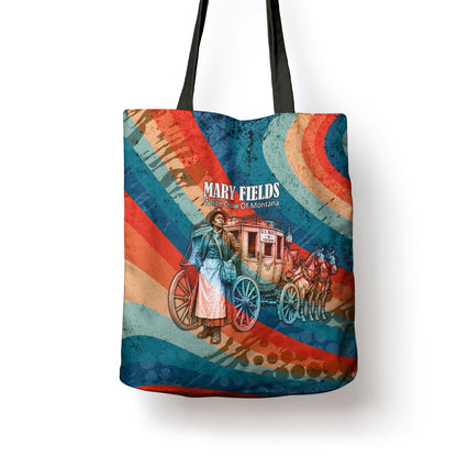 Mary Fields Stagecoach Tote Bag Vintage Retro Grunge Aesthetic Wild West History