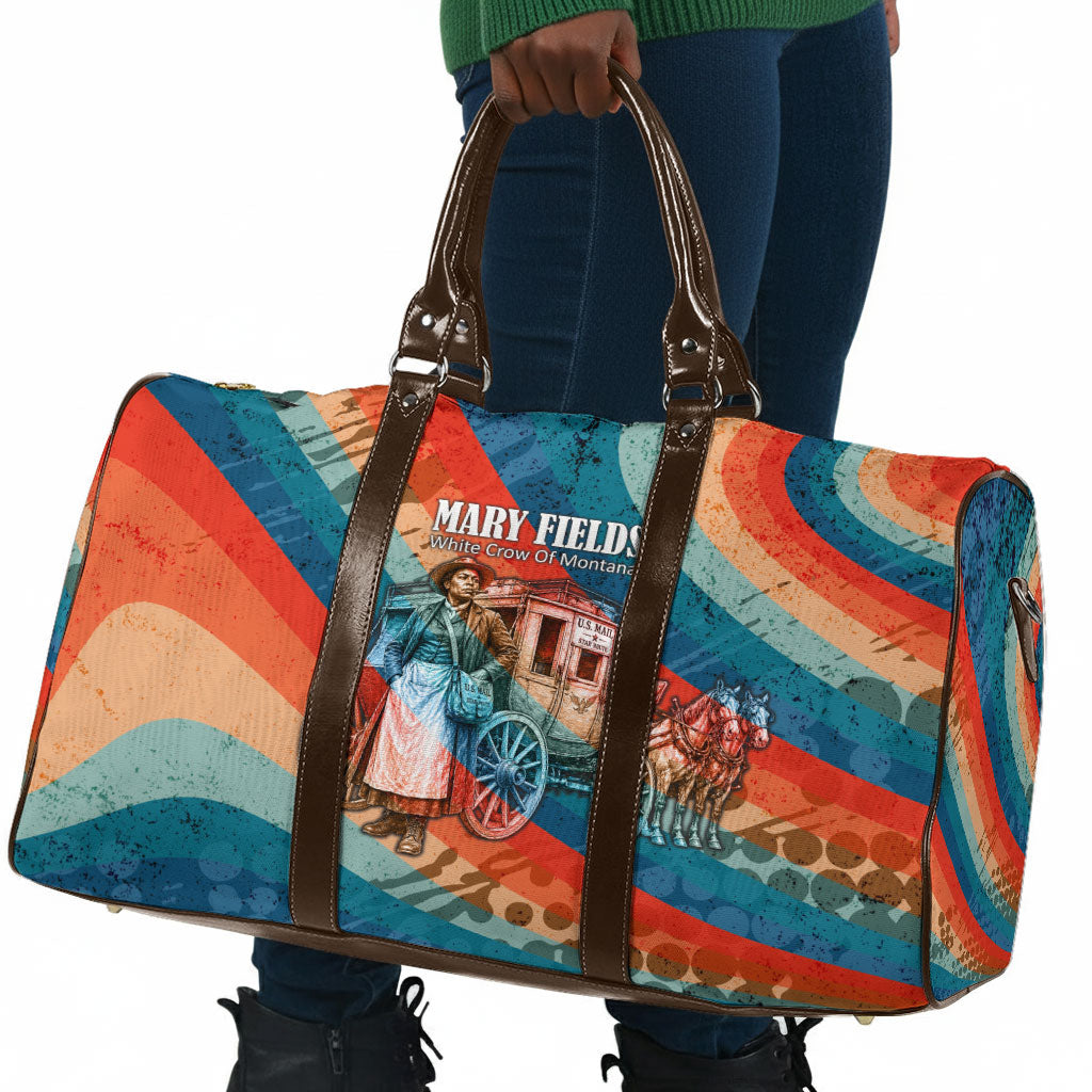 Mary Fields Stagecoach Travel Bag Vintage Retro Grunge Aesthetic Wild West History